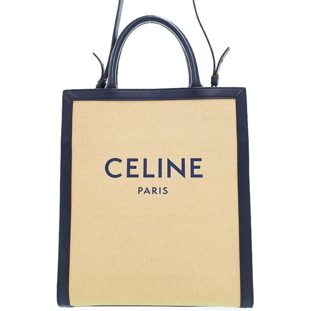Celine Vertical Cabas tote Leather 2Way Bag